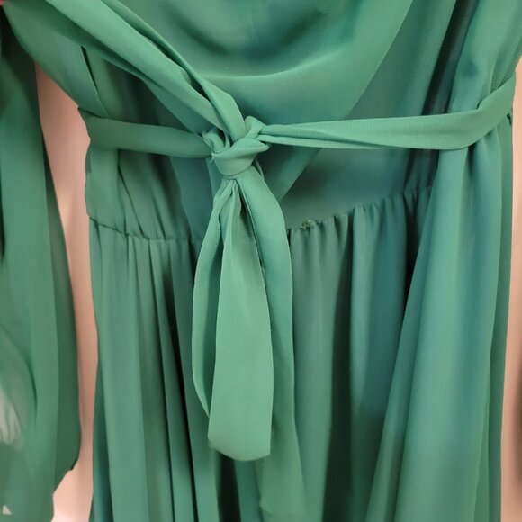 Vintage Wayne Clark Aline Marelle Dress Formal Evening Dress - Drapery - Picture 7 of 16